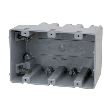 3 1 2 gangable electrical box|3 gang adjustable electrical box.